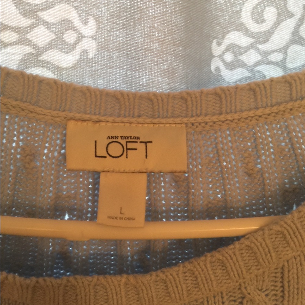 Beautiful, Soft- Cable Knit Sweater - Ann Taylor